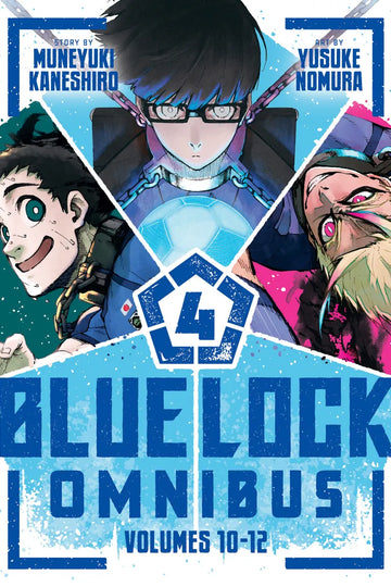 Blue Lock Omnibus 4 (Vol. 10-12) — manga cover