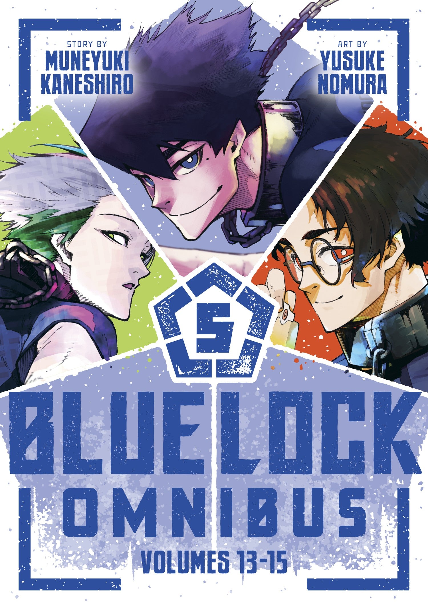 Blue Lock Omnibus 5 (Vol. 13-15) — manga cover
