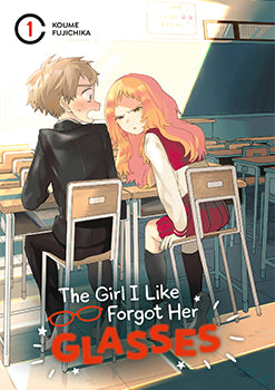 Girl I Like Forgot Her Glasses 01 — manga cover