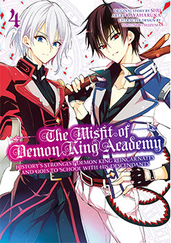 The Misfit of Demon King Academy 4 — manga cover