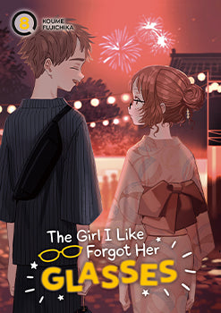 The Girl I Like Forgot Her Glasses 08 — manga cover