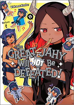 The Great Jahy Will Not Be Defeated! 8 — manga cover