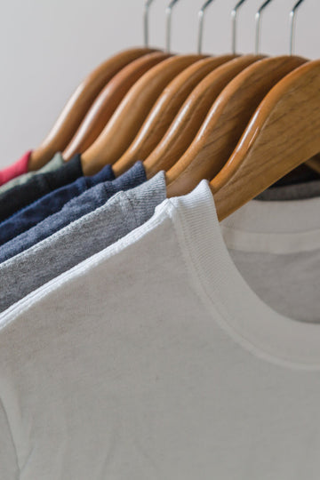 A rack of T-Shirts