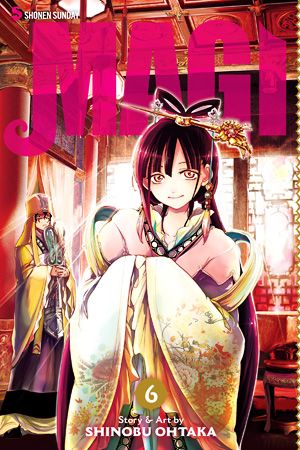 Magi: The Labyrinth of Magic, Vol. 6 — manga cover