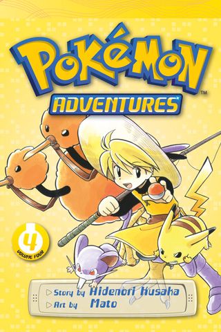 Pokemon Adventures (Red and Blue), Vol. 4 — manga cover