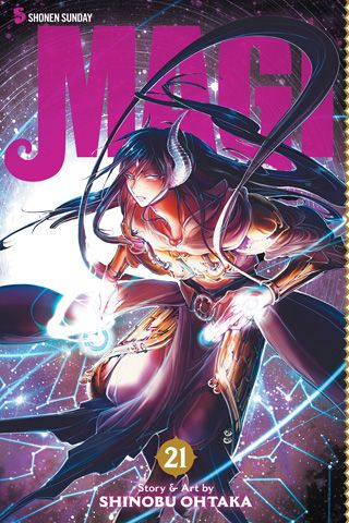 Magi: The Labyrinth of Magic, Vol. 21 — manga cover