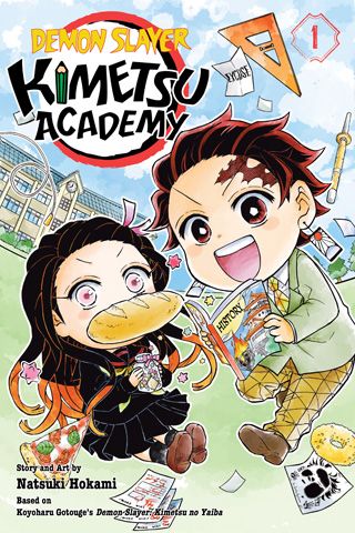 Demon Slayer: Kimetsu Academy, Vol. 1 — manga cover