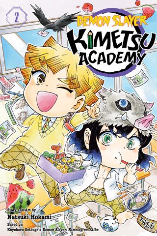 Demon Slayer: Kimetsu Academy, Vol. 2 — manga cover