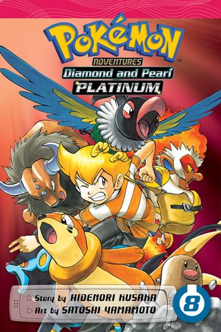 Pokémon Adventures: Diamond and Pearl/Platinum, Vol. 8 — manga cover