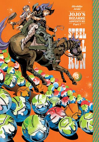 JoJo's Bizarre Adventure: Part 7--Steel Ball Run, Vol. 3 — manga cover