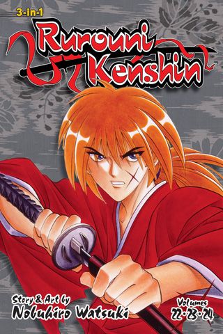 Rurouni Kenshin (3-in-1 Edition), Vol. 8 — manga cover