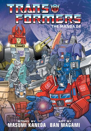 Transformers: The Manga, Vol. 2 — manga cover