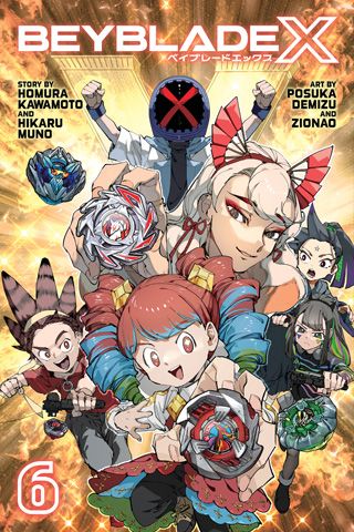 Beyblade X, Vol. 6 — manga cover