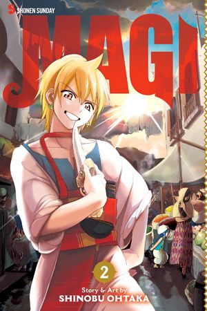 Magi: The Labyrinth of Magic, Vol. 2 — manga cover