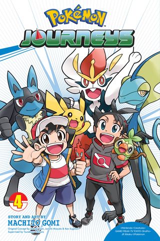 Pokémon Journeys, Vol. 4 — manga cover