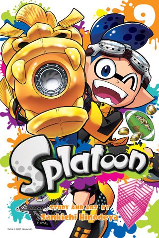 Splatoon, Vol. 9 — manga cover