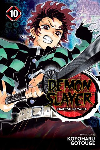 Demon Slayer: Kimetsu no Yaiba, Vol. 10 — manga cover