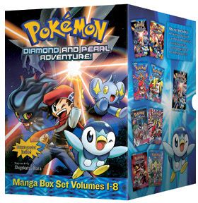 Pokémon Diamond and Pearl Adventure! Box Set — manga cover