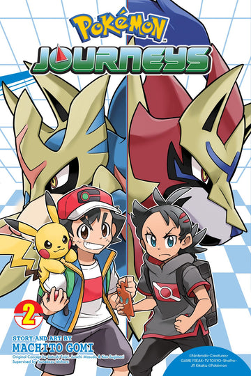 Pokemon Journeys, Vol. 2 — manga cover