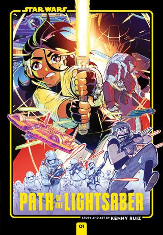 Star Wars: Path of the Lightsaber, Vol. 1 — manga cover