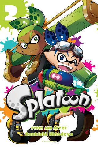 Splatoon, Vol. 2 — manga cover