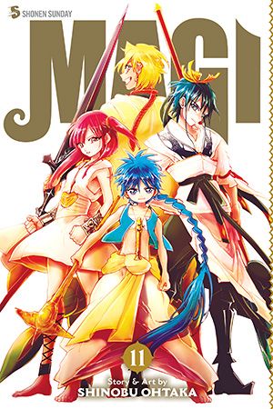 Magi: The Labyrinth of Magic, Vol. 11 — manga cover