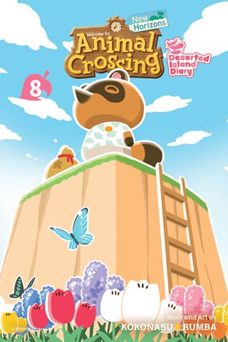 Animal Crossing: New Horizons, Vol. 8 — manga cover