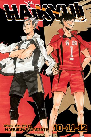 Haikyu!! (3-in-1 Edition), Vol. 4 — manga cover